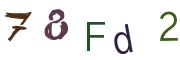 画像CAPTCHA